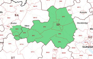 Map of Salisbury