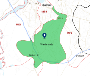 Map of Walderslade