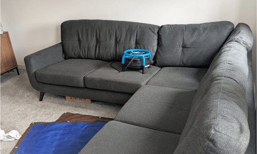 Upholstery Cleaning Results