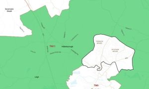 Map of Hildenborough