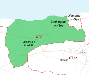 Postcode area birchington 300x251