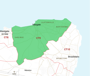 Postcode area margate 1 300x251