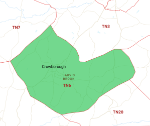 Postcode Crowborough TN6 300x251