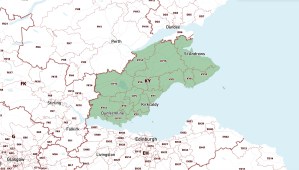 Map of Enviro Clean Fife